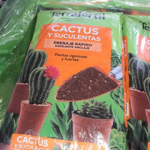 bolsa de sustrato especial para cactus y suculentas